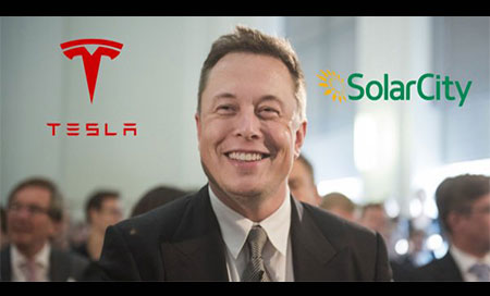 Elon Musk, fundador de Testa Motors Tesla compra SolarCity por 2.330 millones de euros